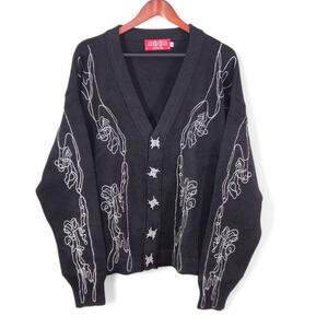 Redrum Streetwear Women’s Sweater M Skater Streetwear Heavyweight Knit Cardigan